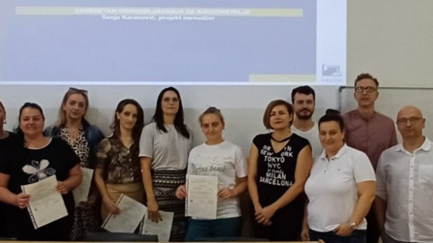 Projekat ZAPOSLI SE omogućio certifikate za zanimanje “njegovatelj”