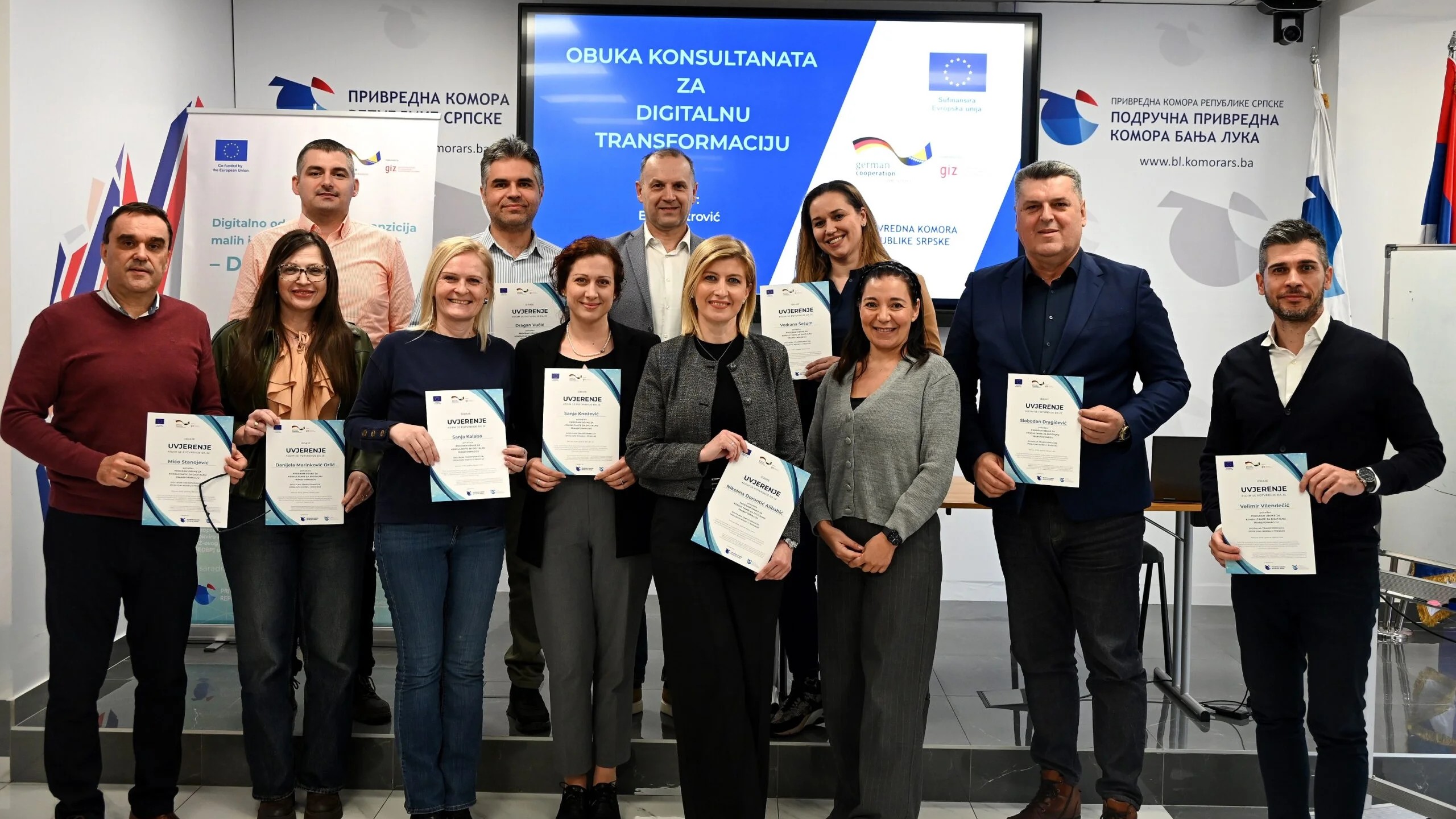 Успјешно реализована обука за консултанте за дигиталну трансформацију