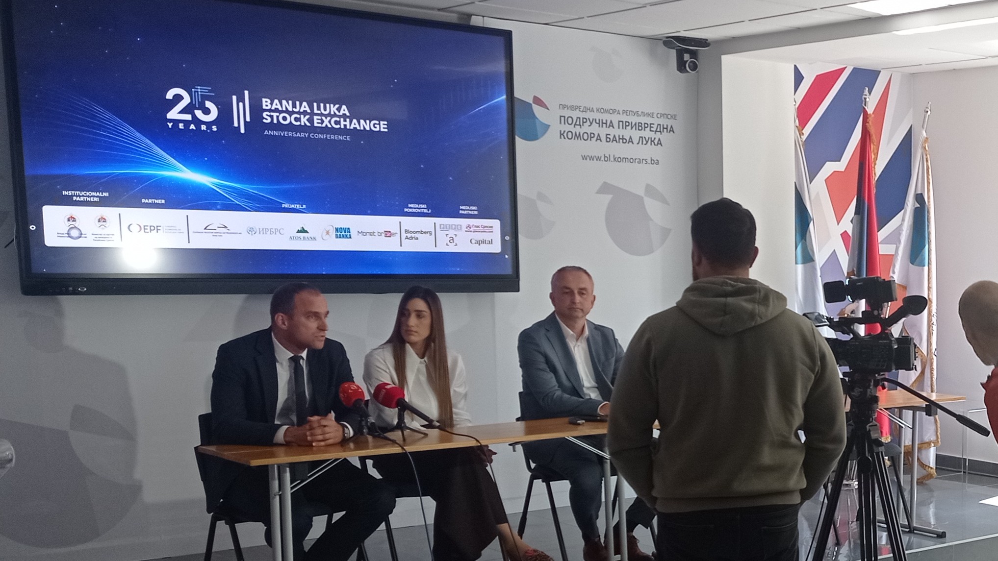 Конференција за медије поводом 25 година Бањалучке берзе